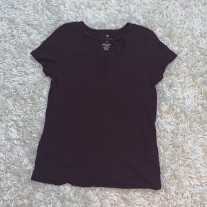 American Eagle Soft & Sexy Ribbed Tee